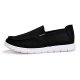 Shoes men's breathable linen men's casual one-touch low-top lazy flat shallow mouth canvas shoes