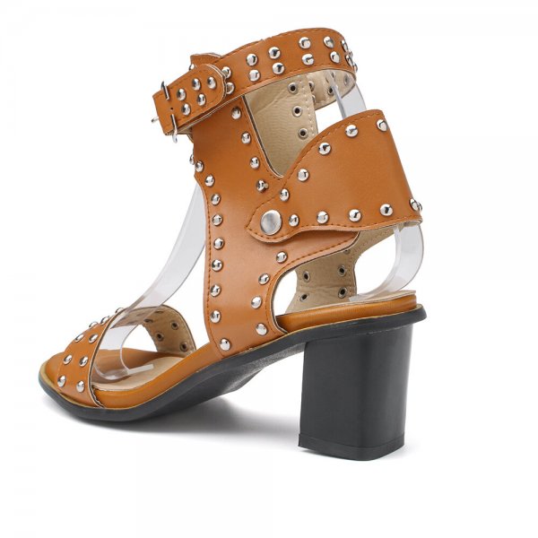 Women  Opened Toe Casual Chunky Heel Sandals