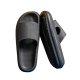 Black Hollow-out Thick Soled Slip On Slippers